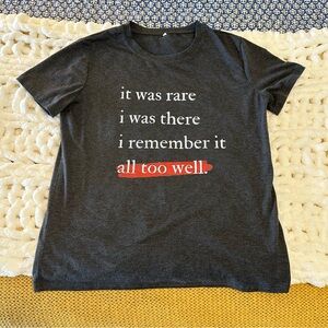 Taylor Swift All Too Well Tee Shirt